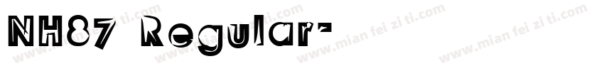 NH87 Regular字体转换